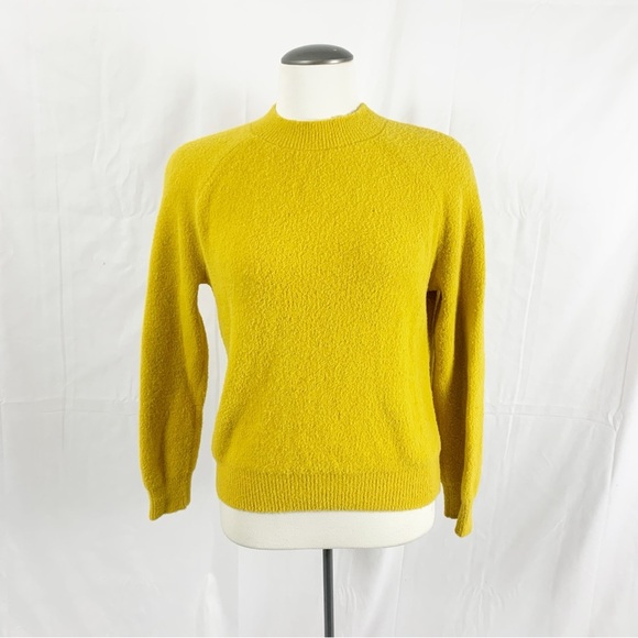 💛Magaschoni Mustard Yellow Textured Knit Sweater – Women’s Small💛 - Picture 1 of 6